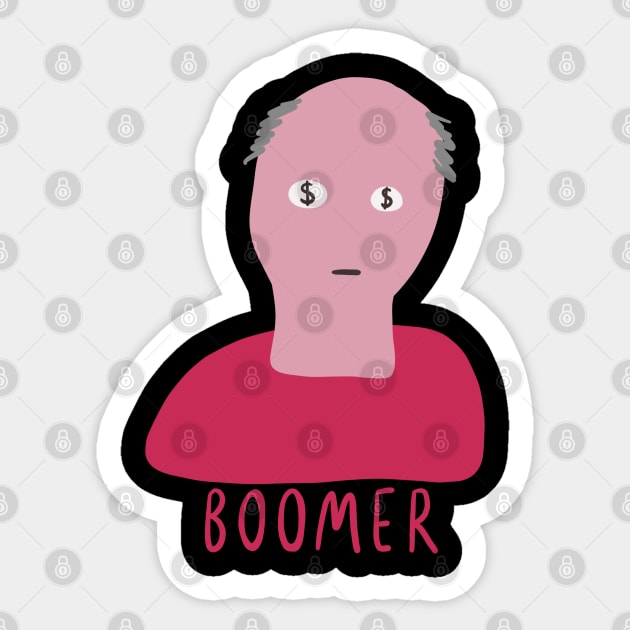 Boomer Sticker by isstgeschichte